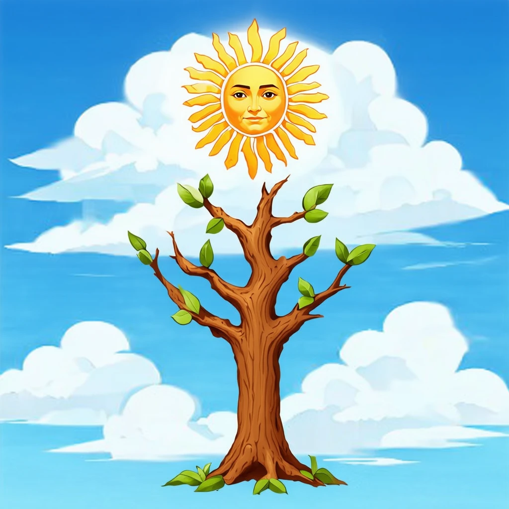 !sd3 Treechat sun God.