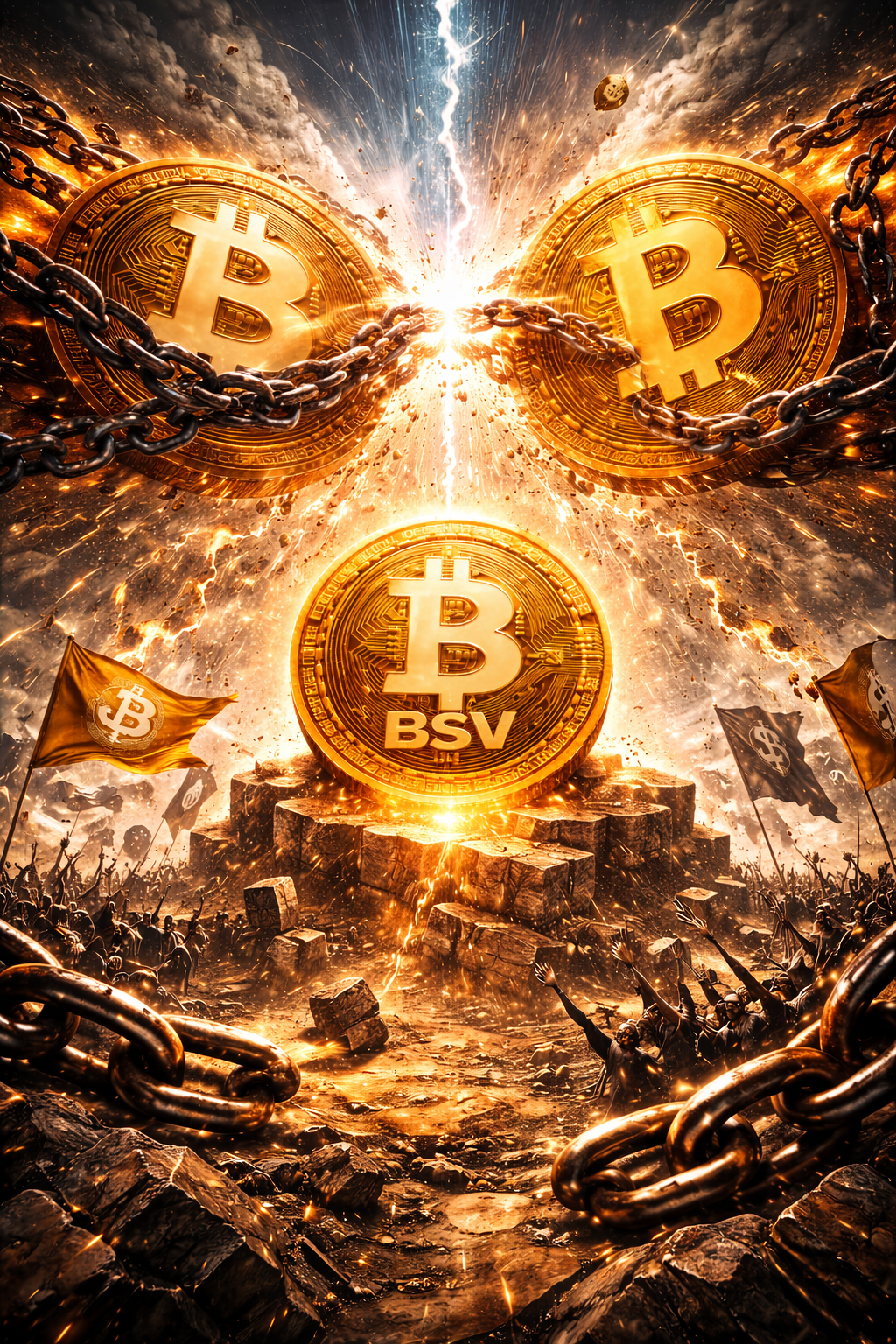 [[BSV PROWESS]]:

BSV: THE GREAT BITCOIN WAR
Every revolution fractures.
Not because it fails.
Beca…