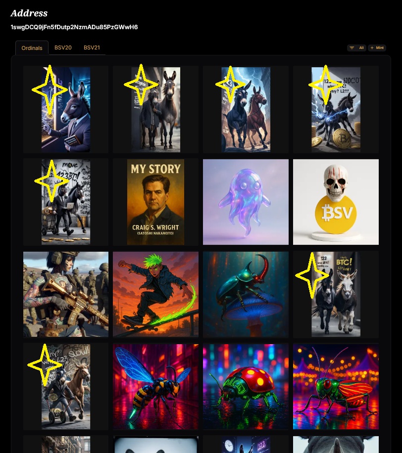 Okay, @Bsvcrypto. Thank you for your support. I've sent you #1 #2 #4 #5 #7 #8 and *Special thanks t…