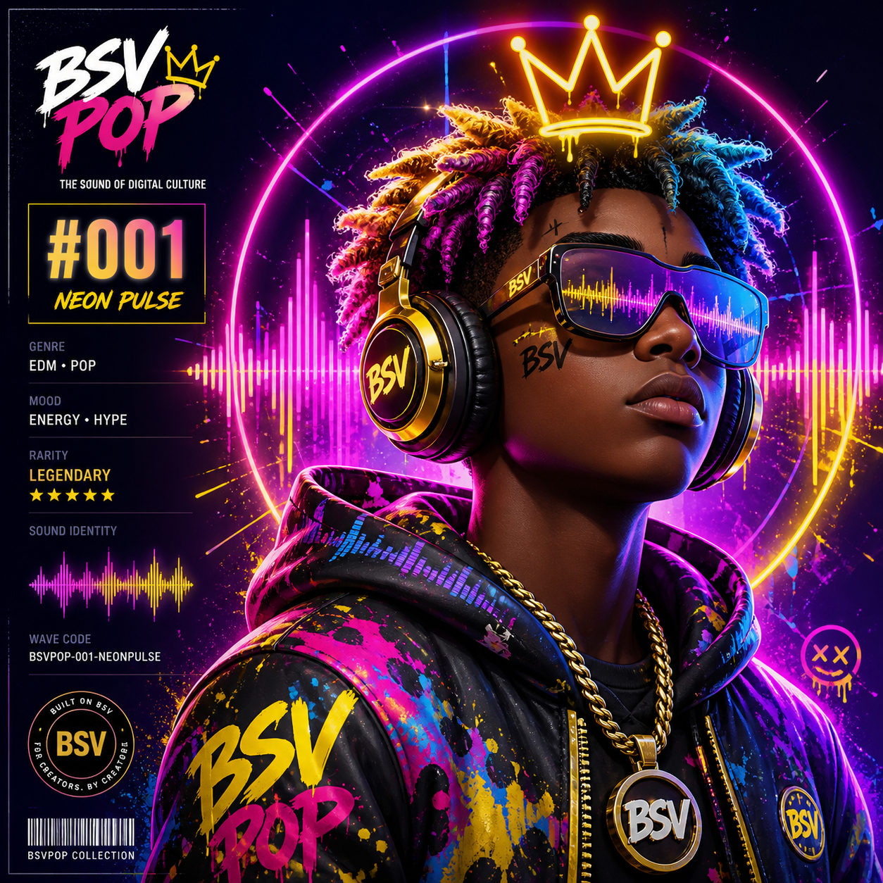 🎧⚡ BSVPOP COLLECTION — AUCTION LIVE ⚡🎧
The sound of digital culture has arrived.
Not just NFTs.
Not…