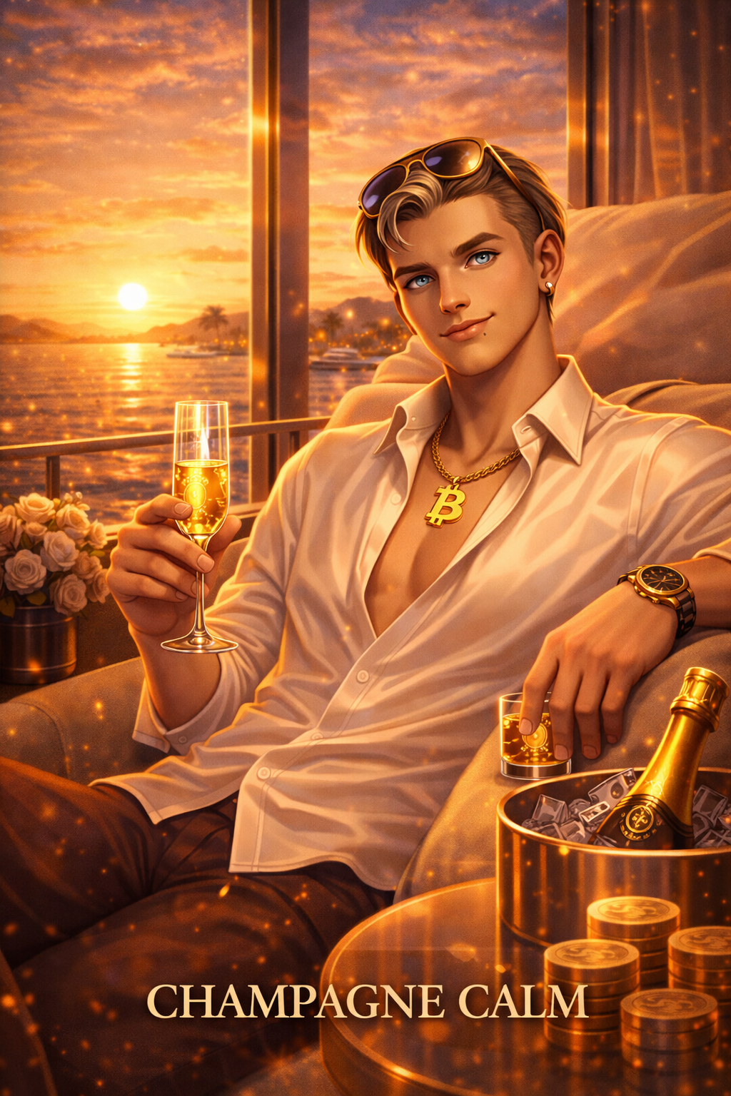 #005 Champagne Calm
Success tastes better in silence.