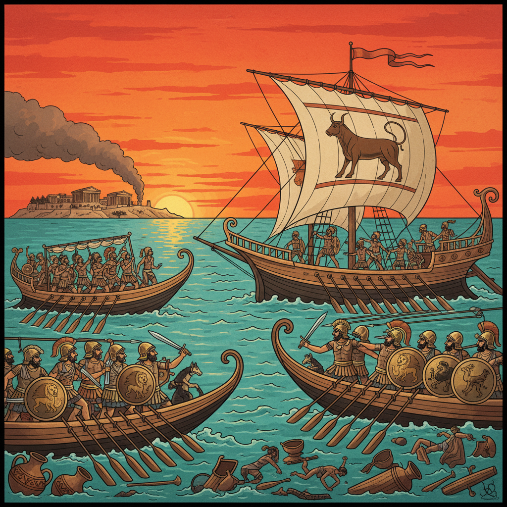 The primary, and eventually fatal, adversary of the Minoan civilization was the Mycenaeans from mai…