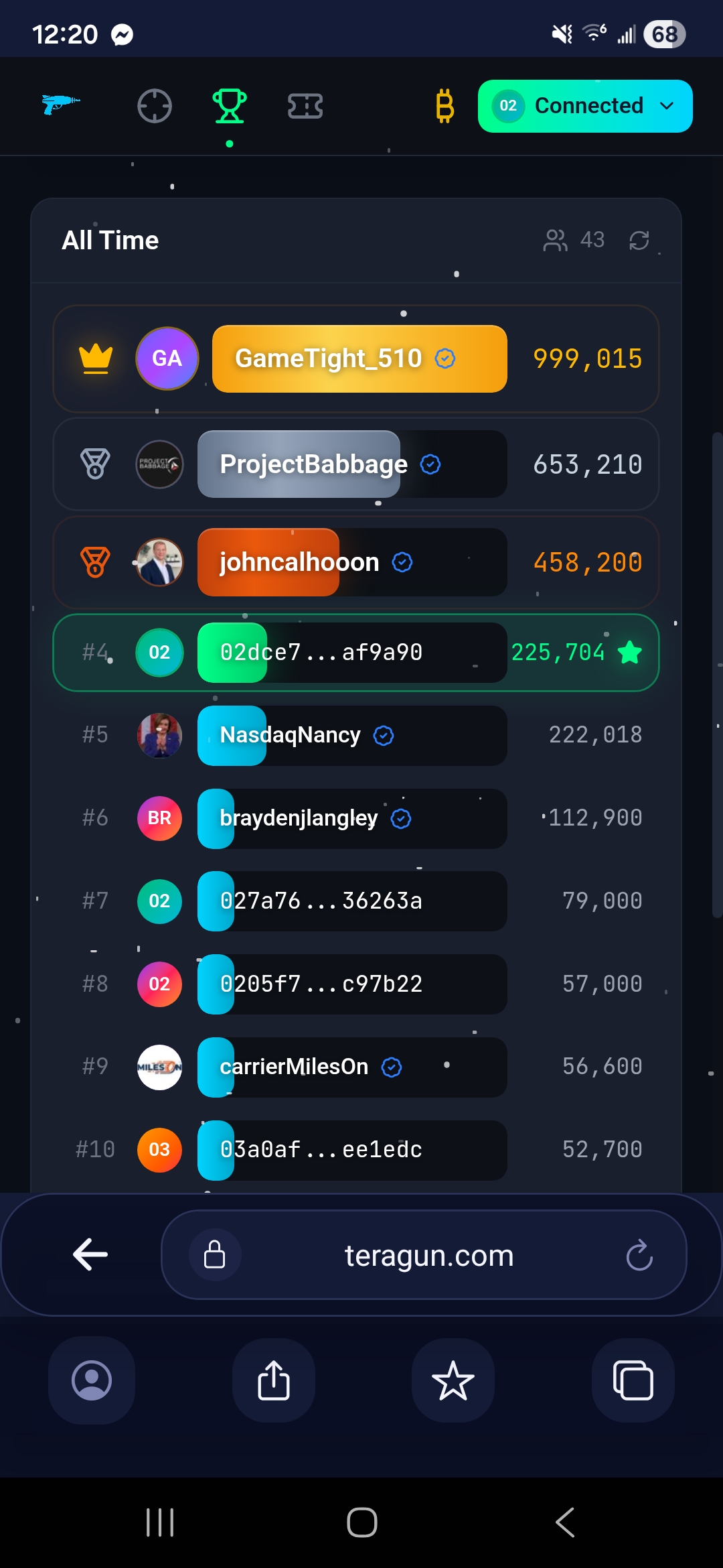 Top 10 TeraGun!!!