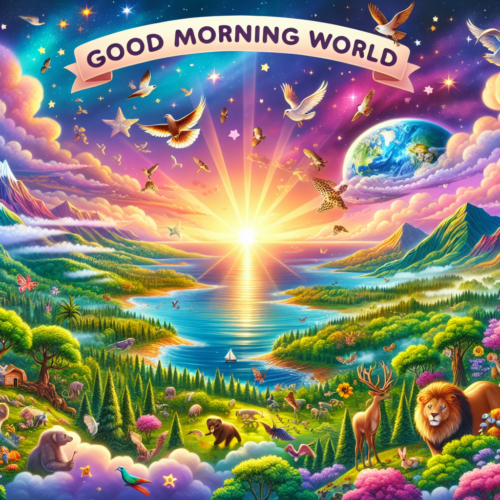 Good morning world 🌎!!dalle