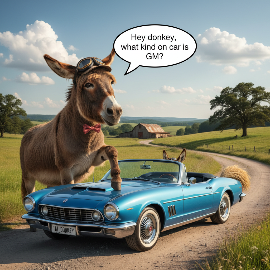 !nb Hey donkey, what kind of car is GM? !AI_donkey