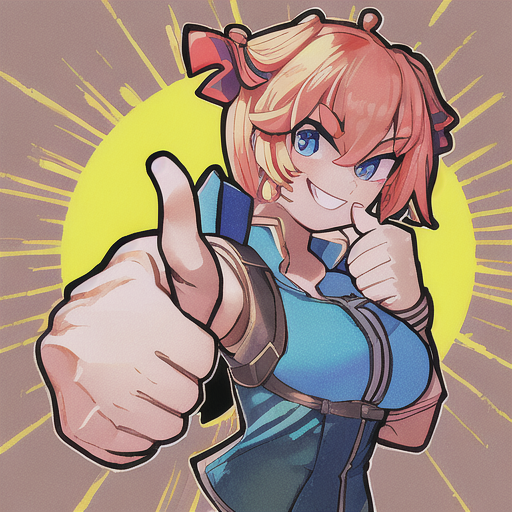 !anime thumbs up emoji