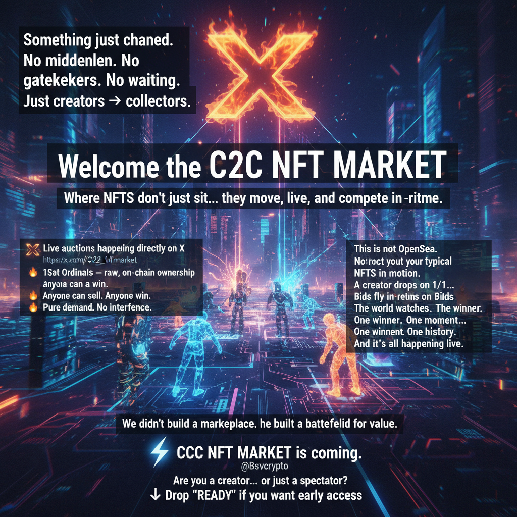 Something just changed.
No middlemen.
No gatekeepers.
No waiting.
Just creators → collectors.
Welco…