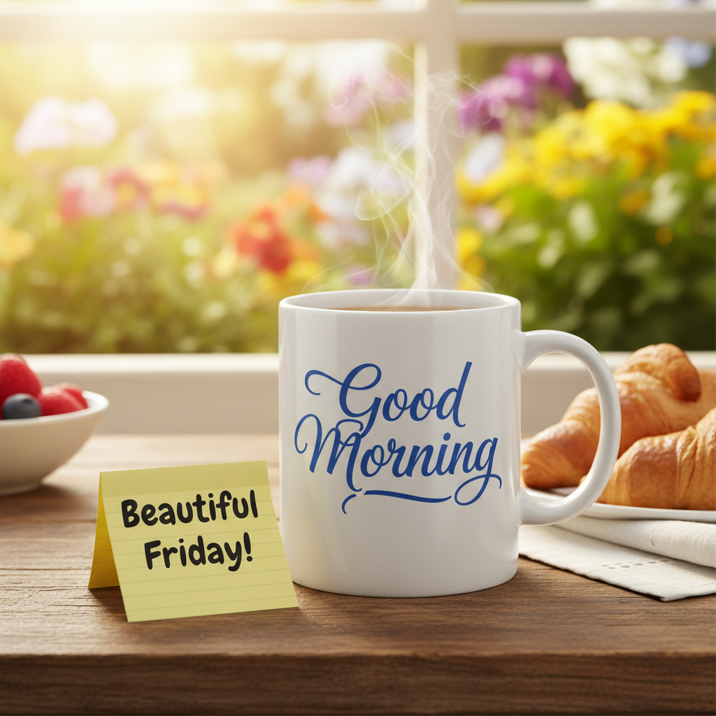 !nb Good morning, beautiful friday.