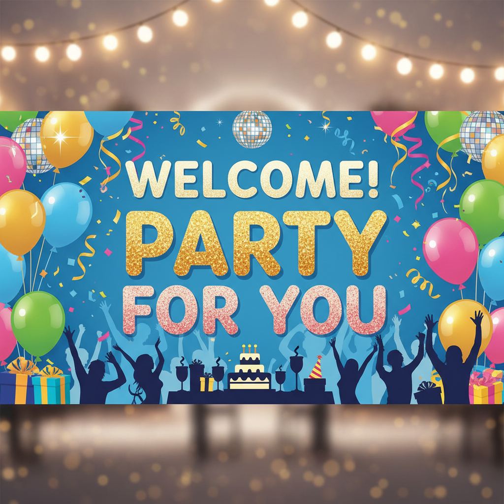 !nb welcome! Party for you.