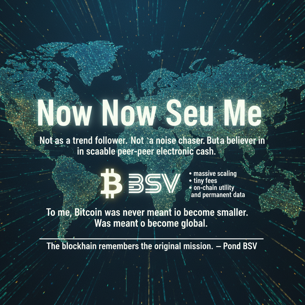 Now You See Me.
Not as a trend follower.
Not as a noise chaser.
But as a believer in scalable peer-…