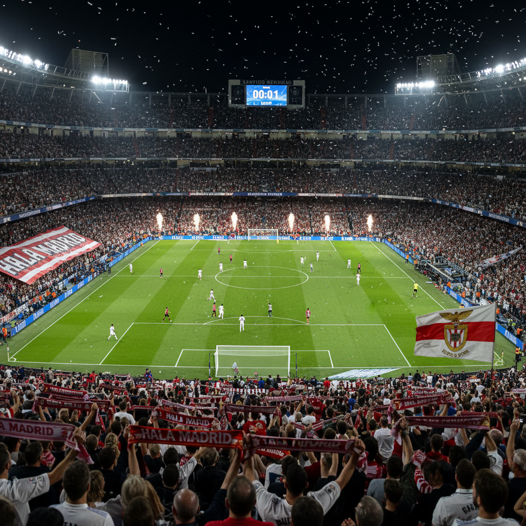 !nb Real Madrid vs Benfica now