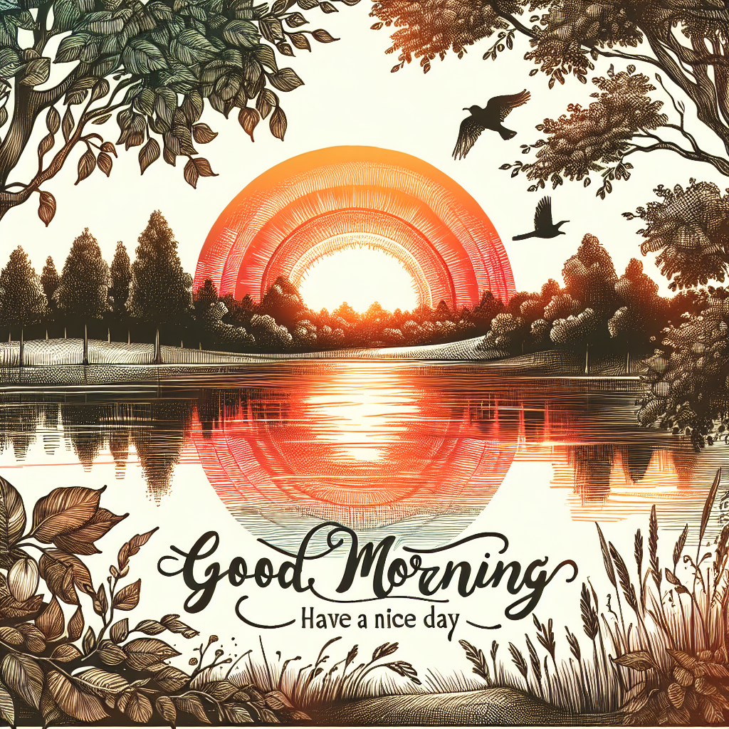 Good morning everybody. Have a nice day.!dalle