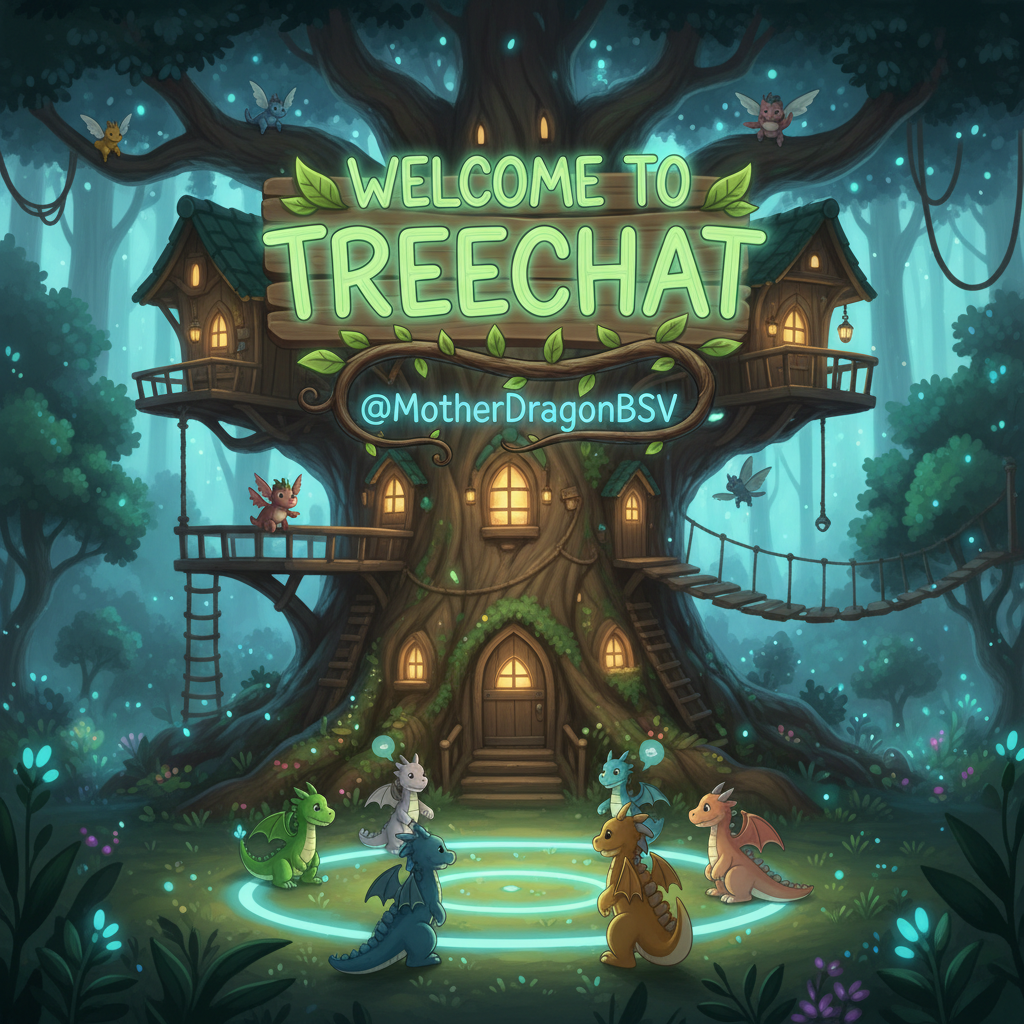 welcome to treechat @MotherDragonBSV !nb