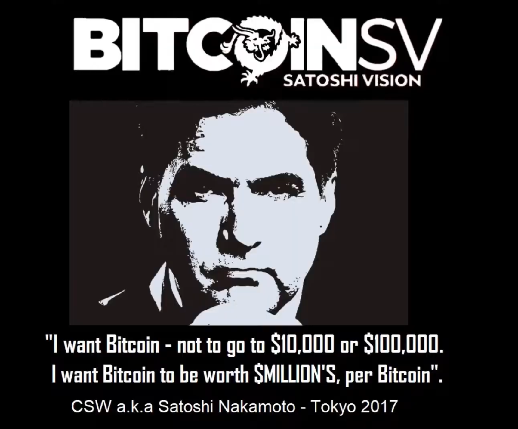 Craig Wright Tokyo 2017: " I want Bitcoin to be worth $millions!!! "

https://www.youtube.com/watch…