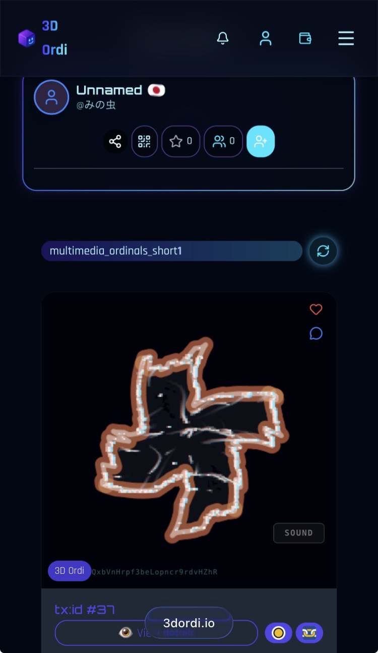 This is her first NFT. 
That's an incredible honor.
https://app.treechat.com/p/44fe7c48-a54f-4397-b…