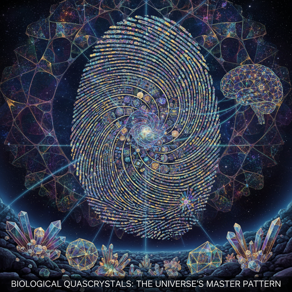Your fingerprints are essentially "biological quasicrystals" - they demonstrate that life has indep…