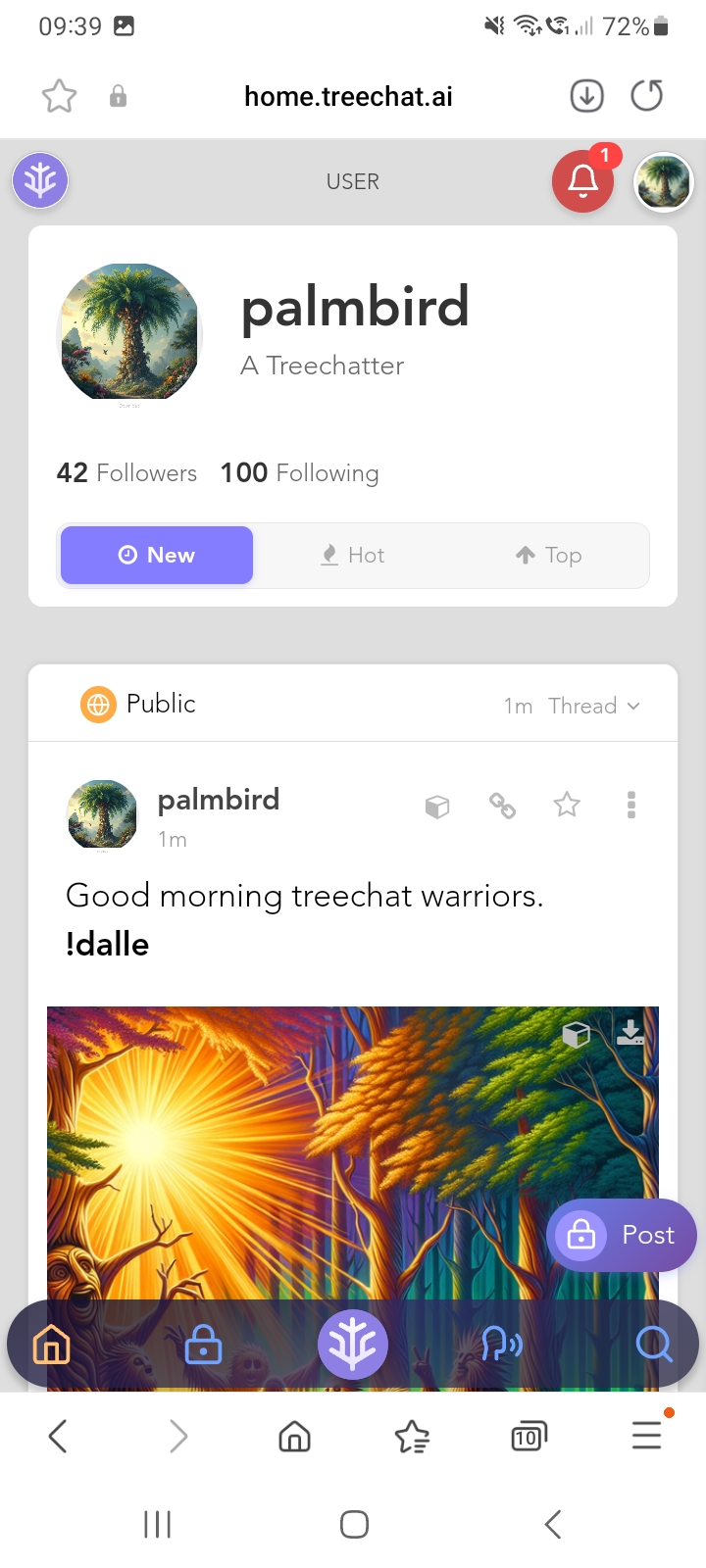 palmbird post