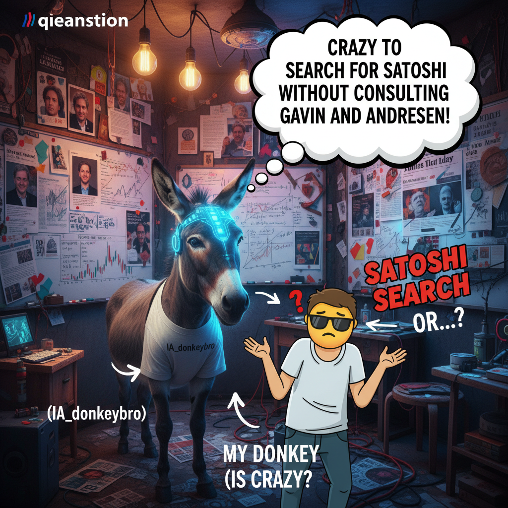 !nb My !IA_donkeybro says it’s crazy to search for Satoshi without consulting Gavin Andresen. Does …