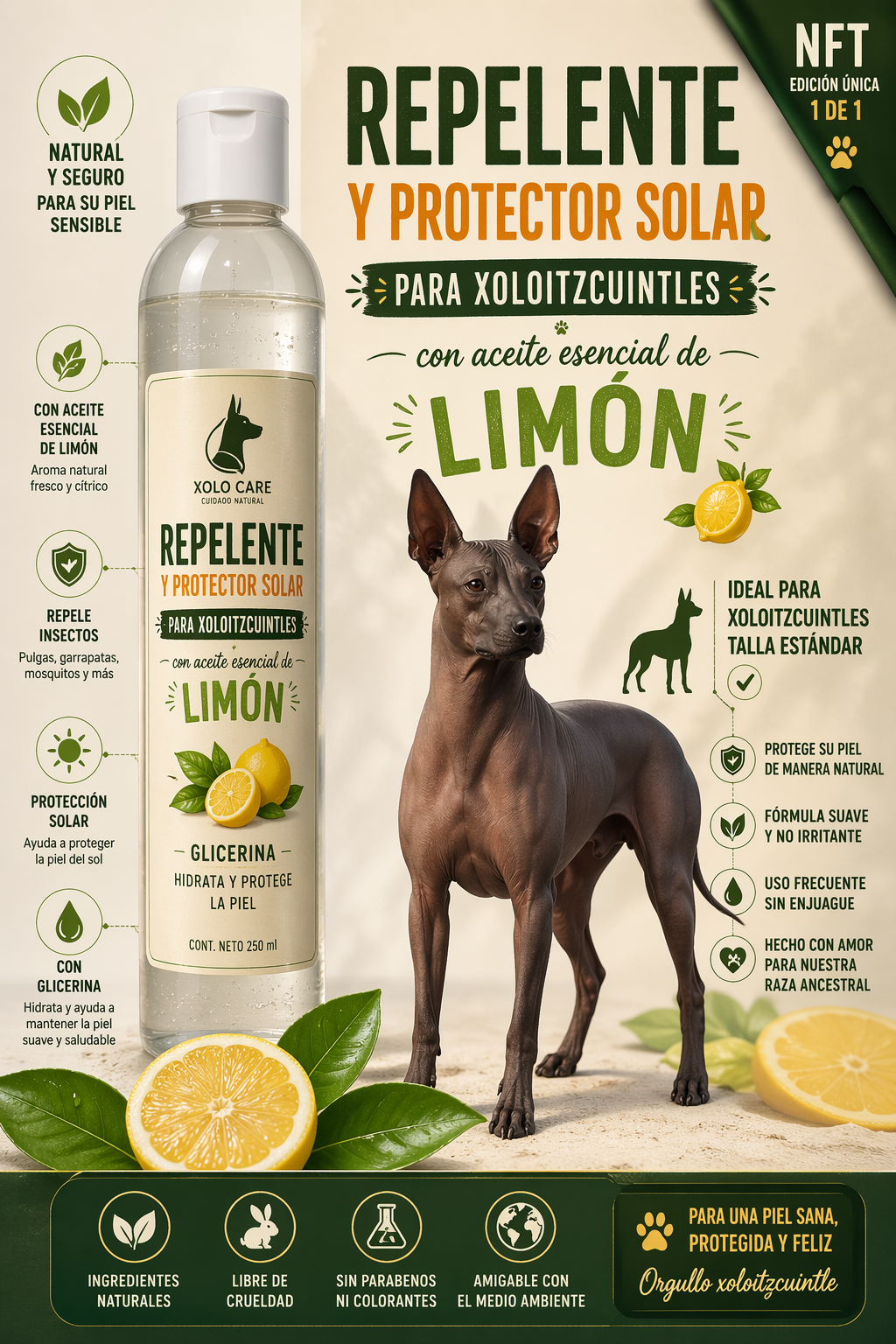 🐾✨ Cuidado premium para tu xoloitzcuintle ✨🐾
Usamos glicerina grado comestible de la fábrica de jab…