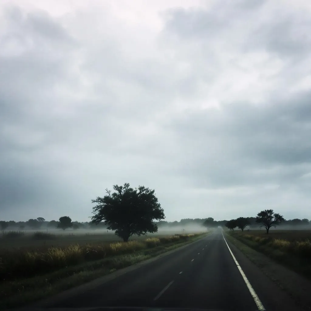 !flux Good Morning. Cloudy dark day in Texas.