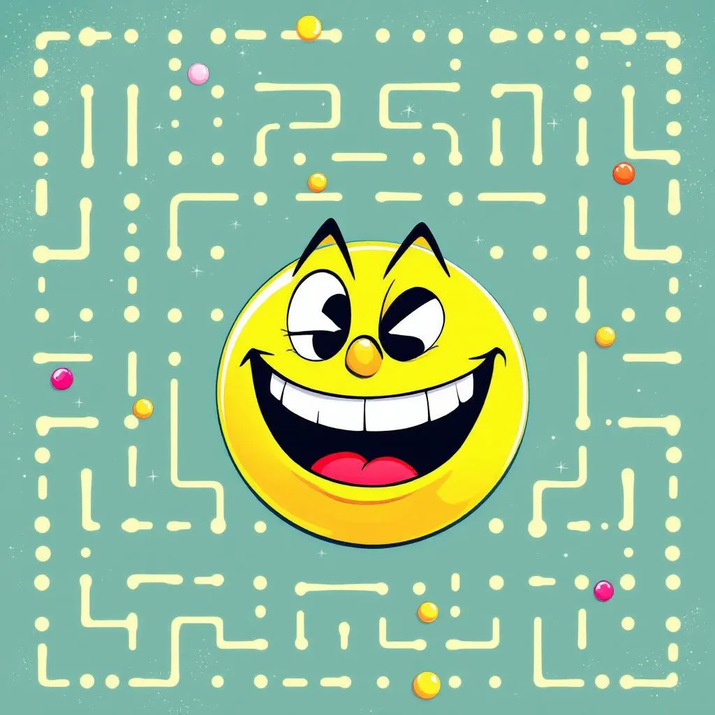 Ok my ai generation went pretty random lol.
!flux Funny pacman laughing