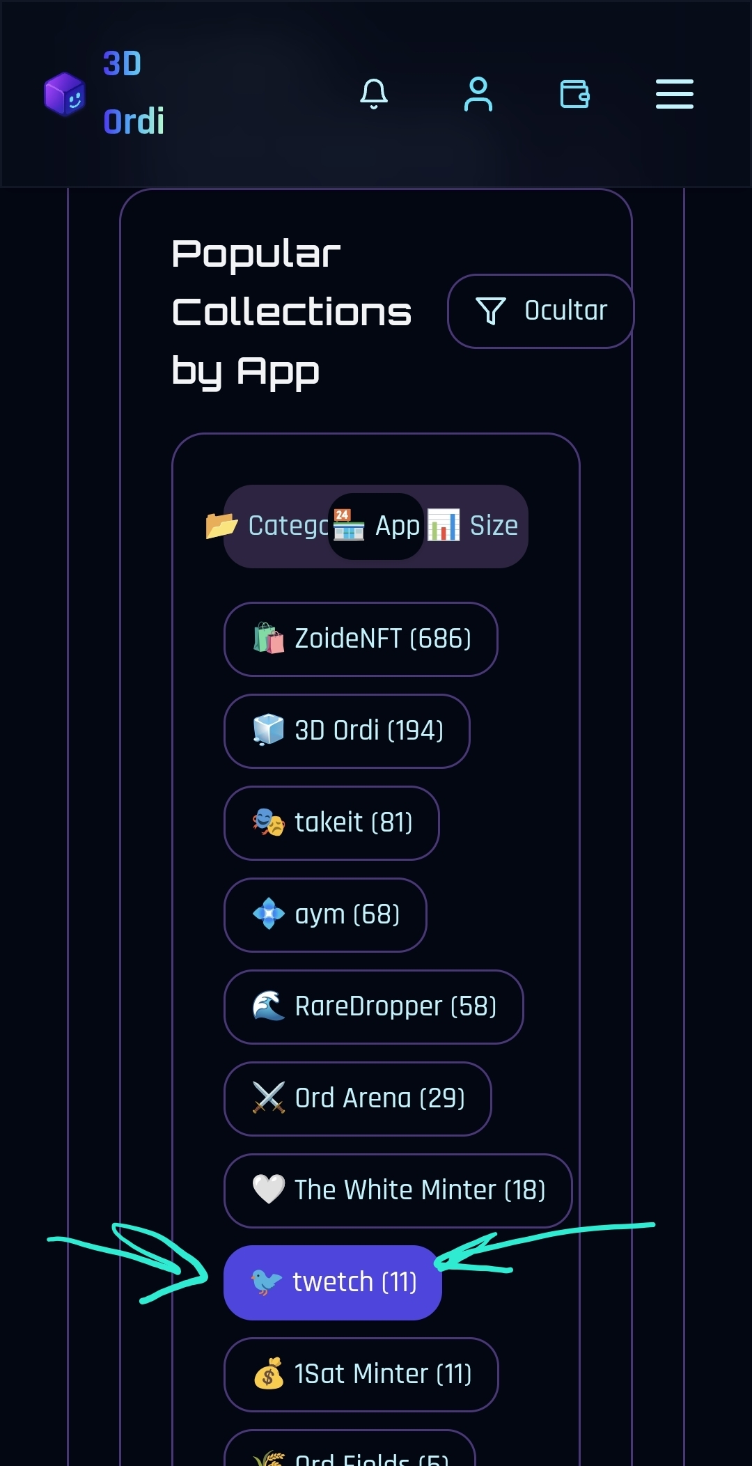 The twetch collections that have migrated to Ordinals also are listed in:
https://3dordi.io/collect…