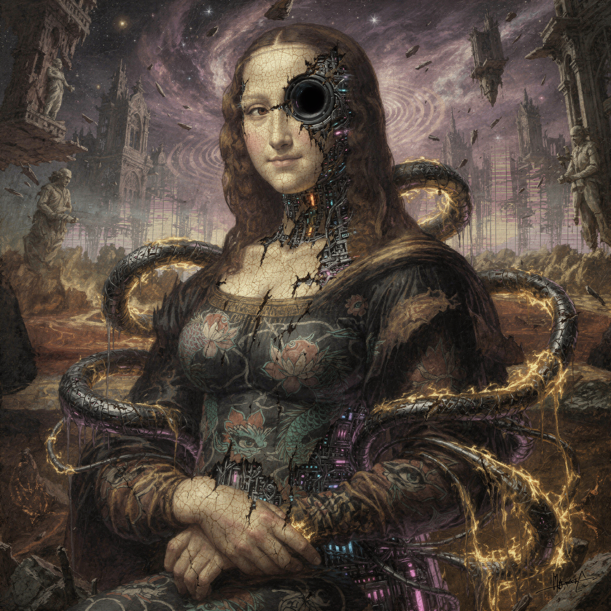 "Mona Lisa Eyes" 
Concept Art