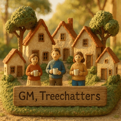 🏡☕ GM, Treechatters ☕🏡
[[GM]]