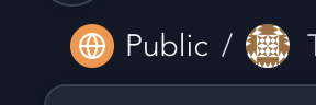 you can tell its a public reply bc of the "Public" at the top left of the thread
