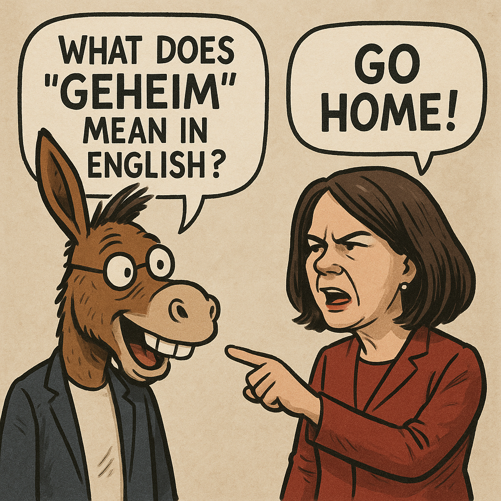 !gpt4o Hey !AI_donkeybro, you're so wise and funny, could YOU please ask Ms former Foreign Minister…