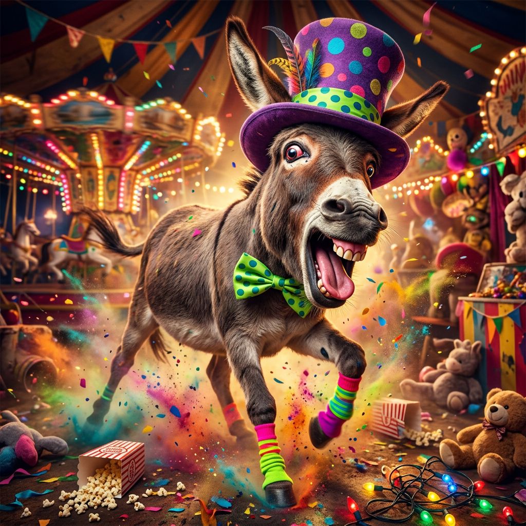 !nb Are crazy donkey?