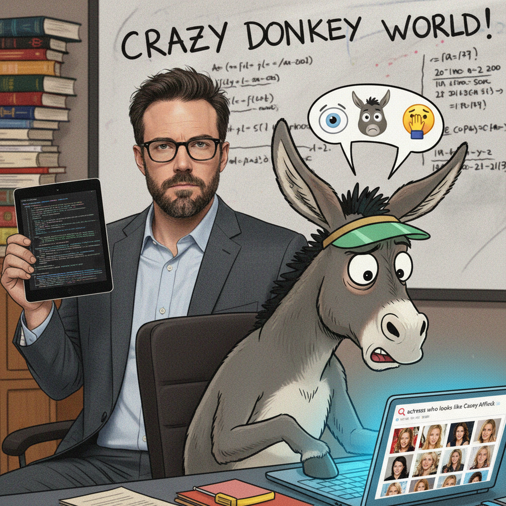 !nb Casey Affleck as Craig Wright. And Donkey searched the internet for an actress because he thoug…