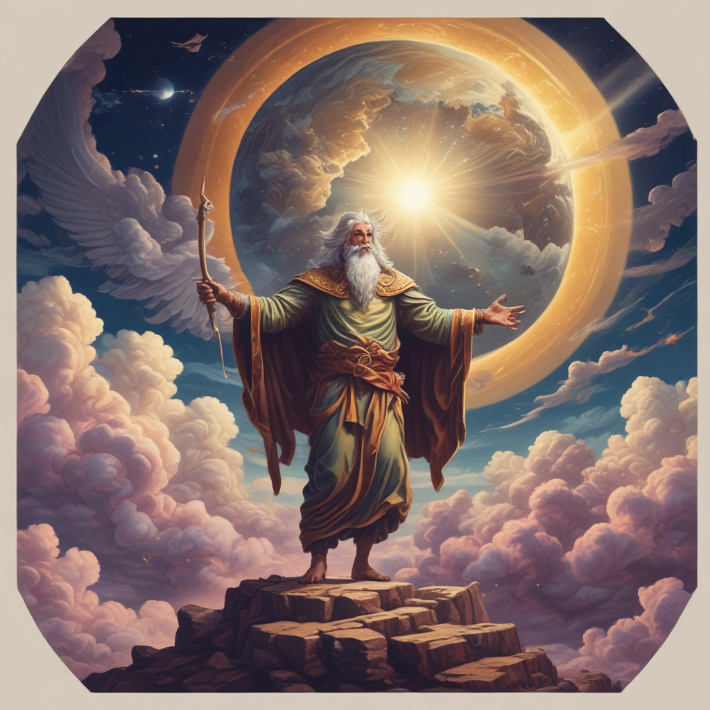Because he traveled across the entire sky each day, he witnessed everything that occurred on earth,…