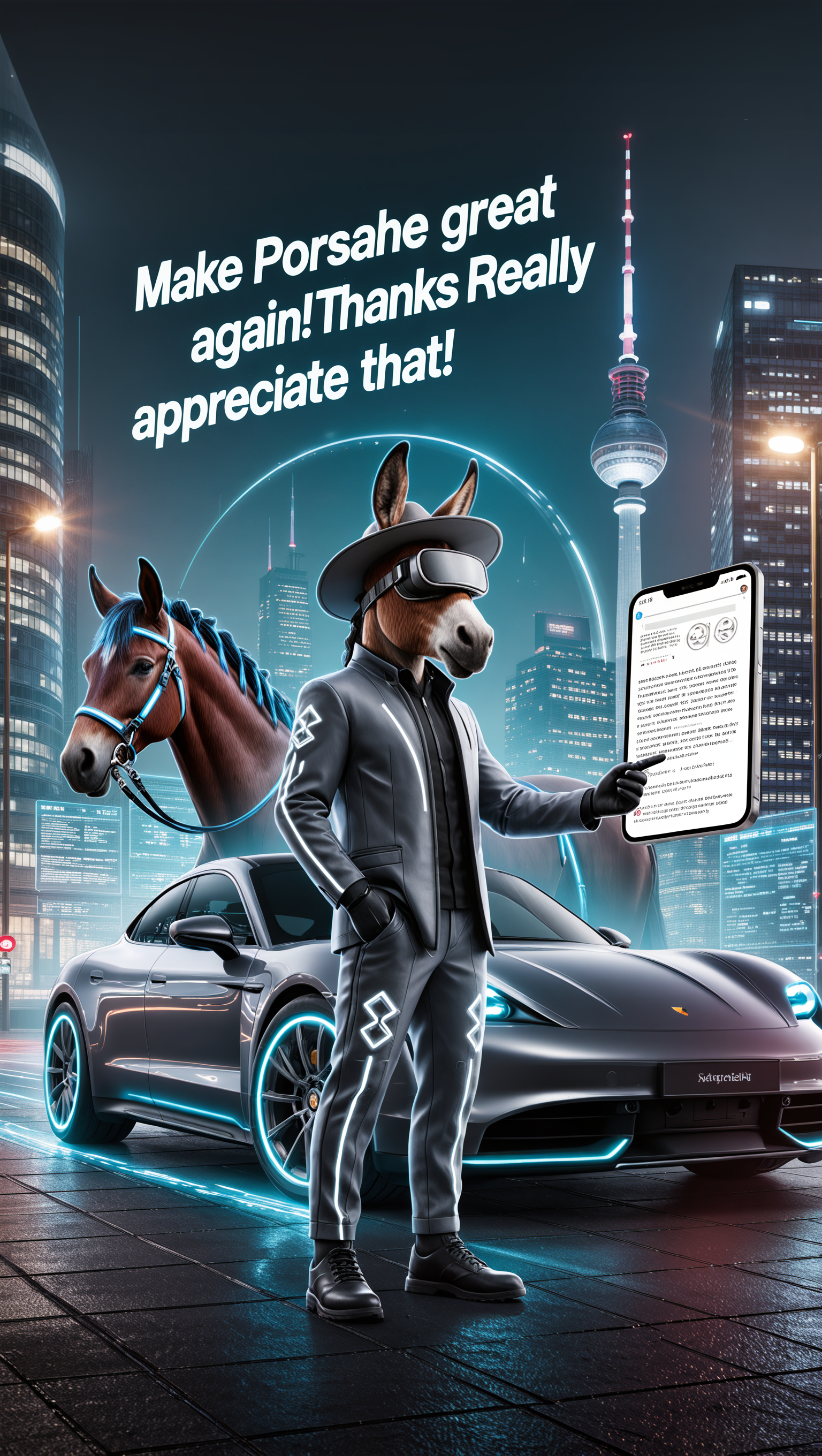 Stupid Things2009* IAAI-make PORSCHE great again 🤪🫏🤪🐎🚗🏎️🦸‍♂️💪👨‍🔬
#6 🤪🐴 POWER 🚗🎶🎶