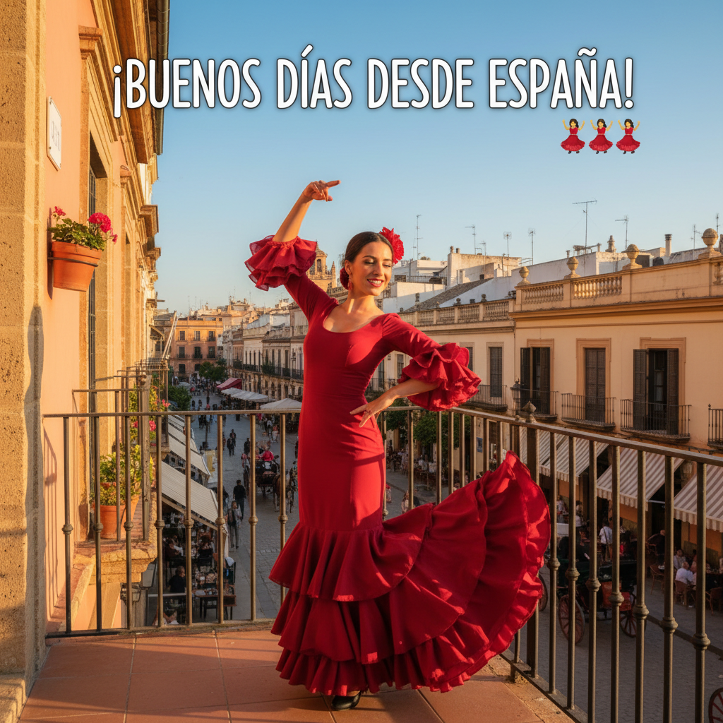 Good Morning from Spain!💃💃💃!nb