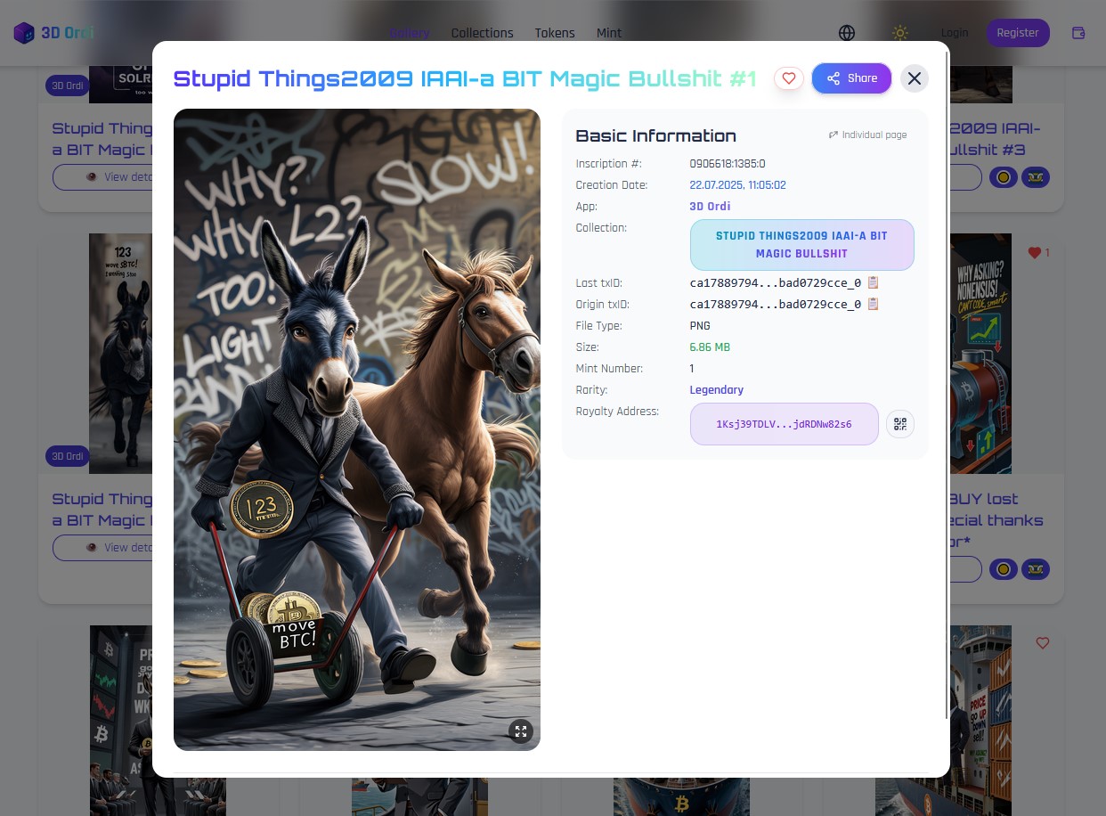 L2 -a BIT Magic Bullshit 🤏🤪🐴
#1 / 1.23 BSV