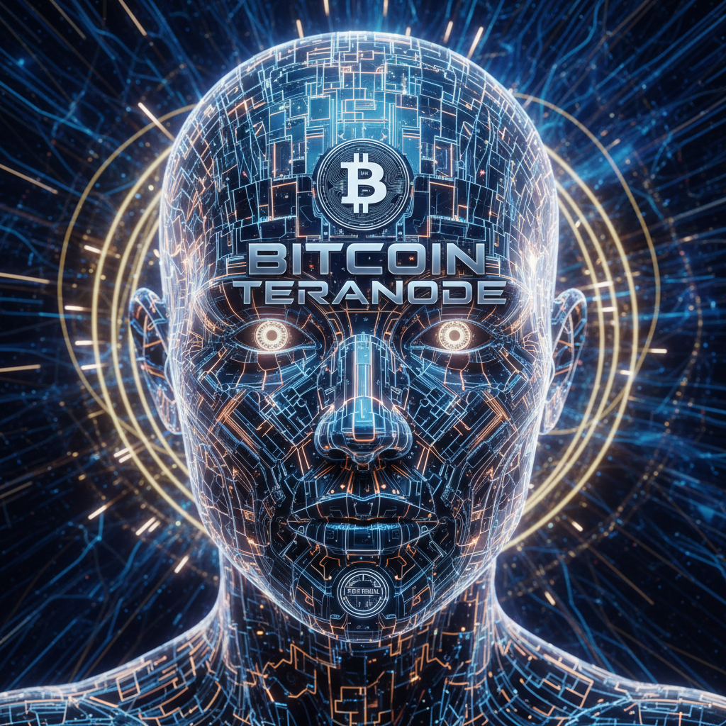 !nb Bitcoin Teranode test ordinal. Art portrait.