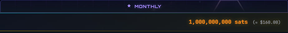 1 billion sats (10 BSV) added to month II · June 
Thanks to @Bsvcrypto 🤝🏻🔥