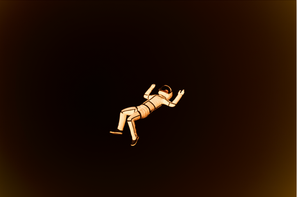 !edit put more light like in the sunrise and change the clothes to like an astronaut