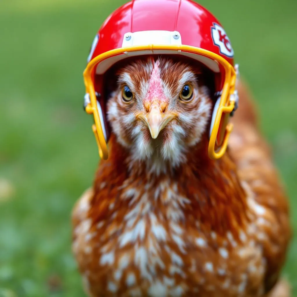 !flux chicken with KC hat