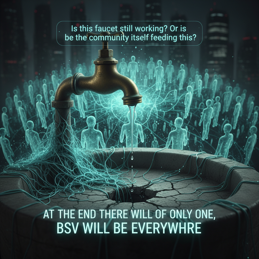 Is this faucet stil working ?
Or is it the community itself feeding this ?
At the end there wil be …