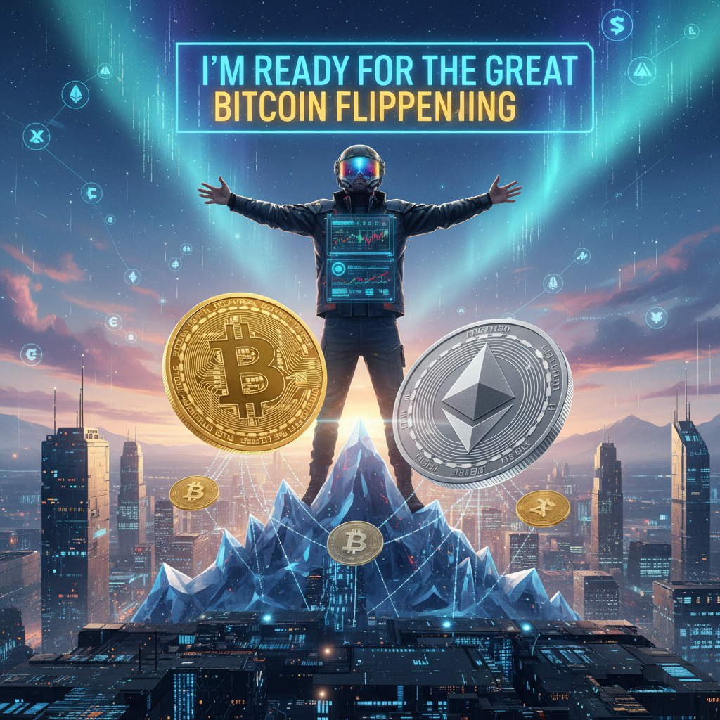 I'm ready for the great bitcoin flippening !nb