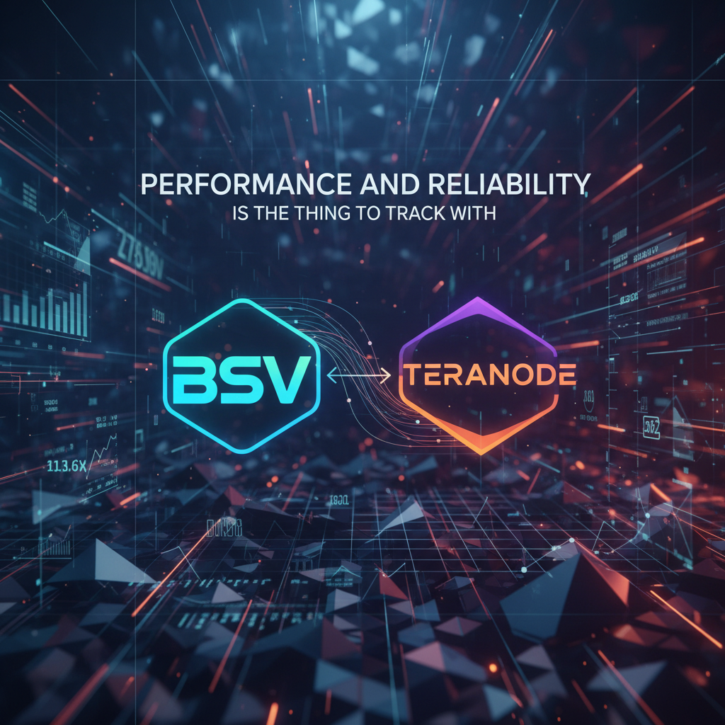 Performance and reliability is the thing to track with BSV and Teranode!nb