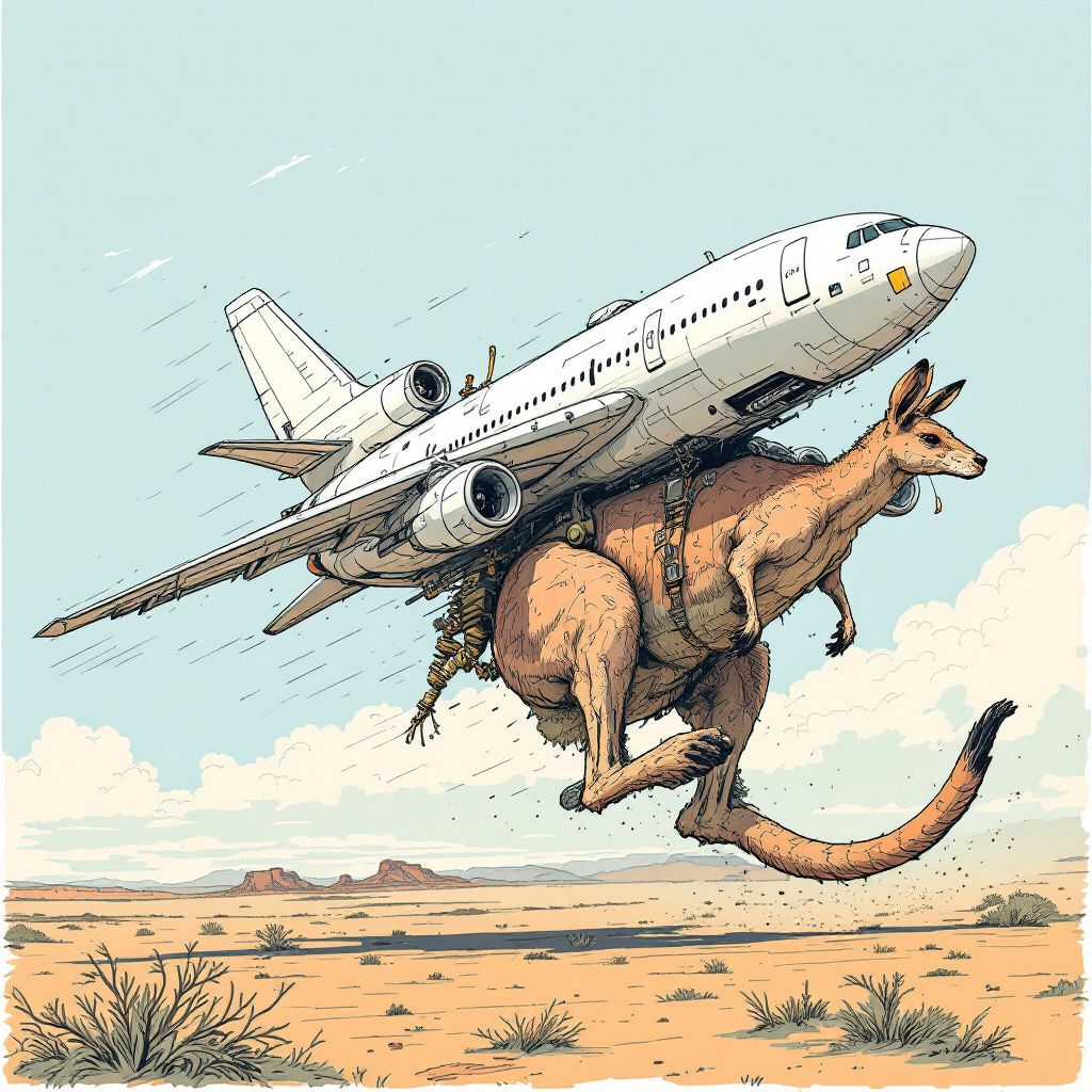 !flux11 Scaling layer 1 is like strapping an airplane to a kangaroo.