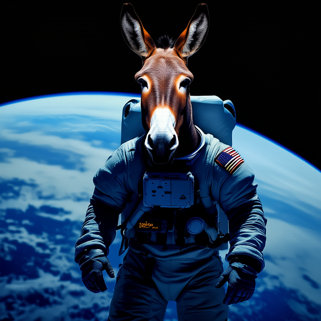 !edit replace head with a donkey head