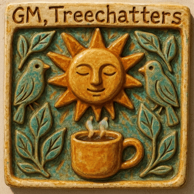 🦜☕ GM, Treechatters ☕🦜
[[GM]]