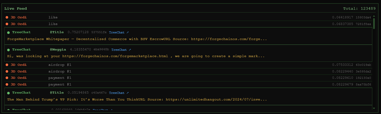3D Ordi transactions now are  tagged in the http://bsv.lol Live Feed.
