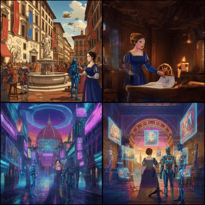 6️⃣ 🎨 Fractured Renaissance 🎨