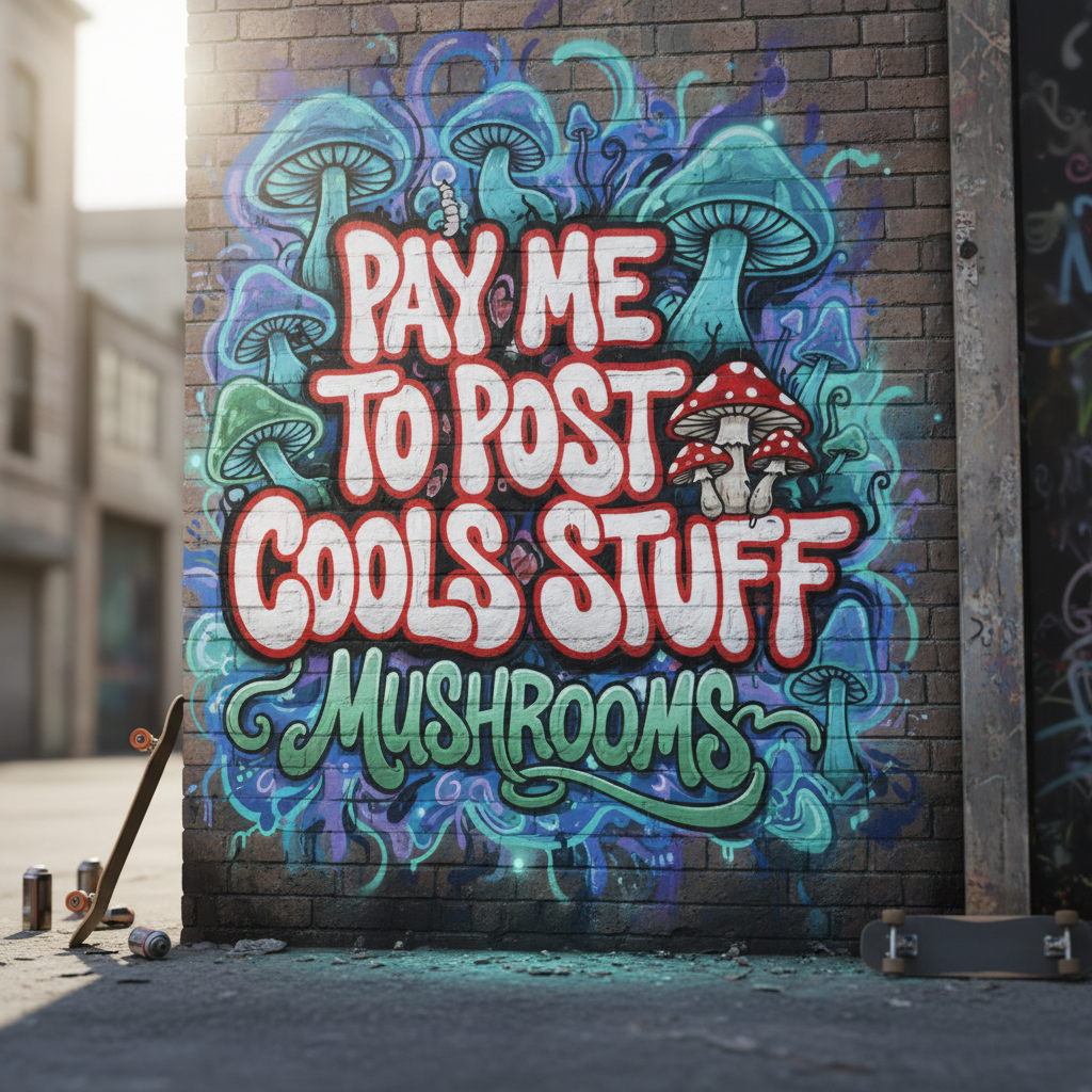 !nb pay me to post cools stuff mushrooms