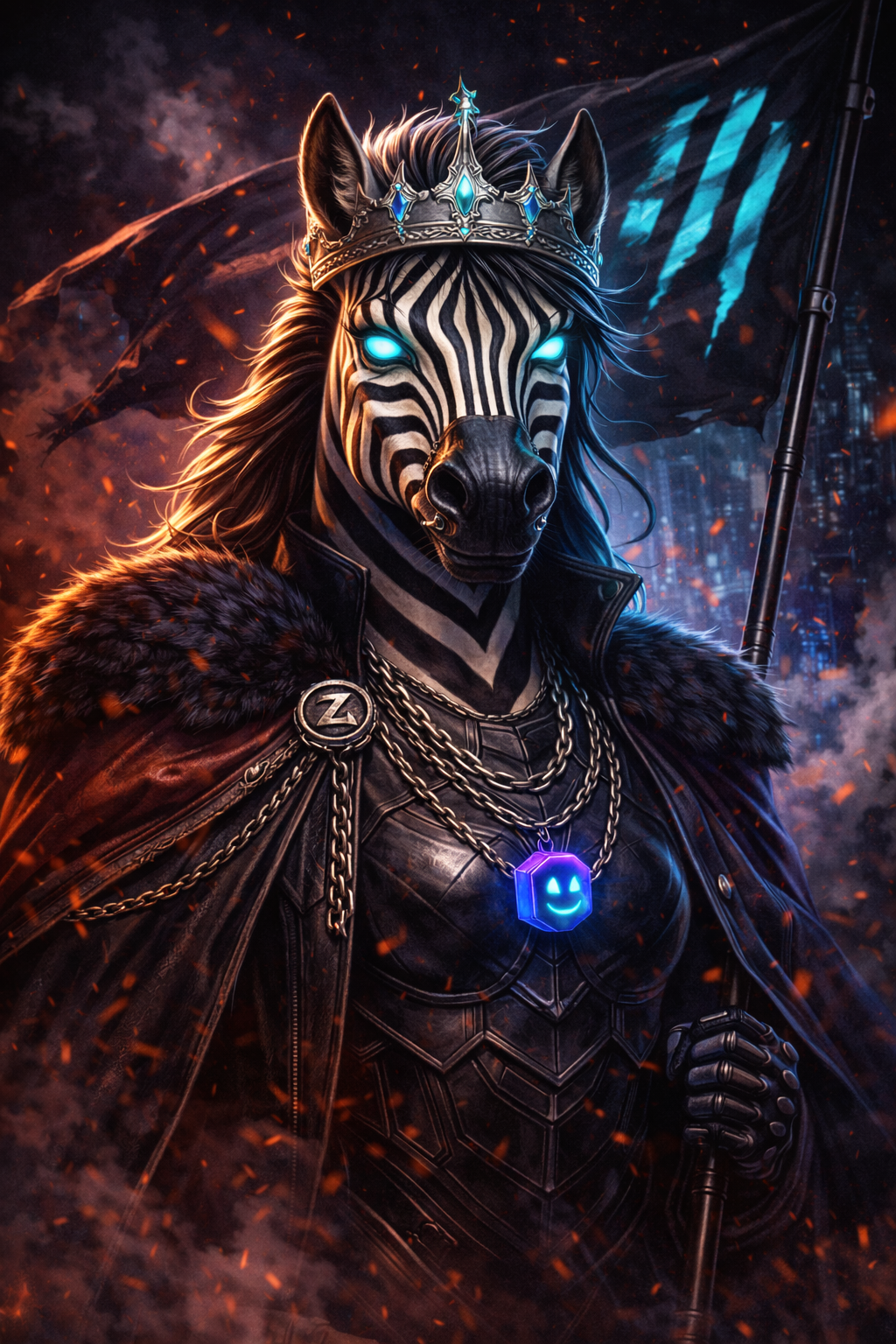 Item 004 — The Stripe Empress
Cold mind. Royal command. She doesn’t fight loudly — she wins strateg…